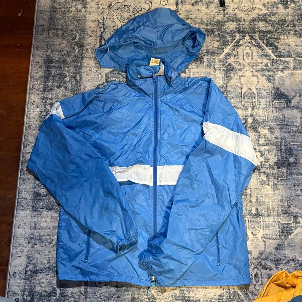 Vintage St. John's Bay Blue Windbreaker Jacket Size L